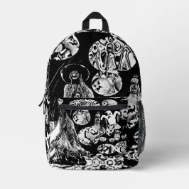 Mochila Impresa My Super Halloween black and white