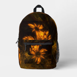 Mochila Impresa Mystique Garden Resumen Arte