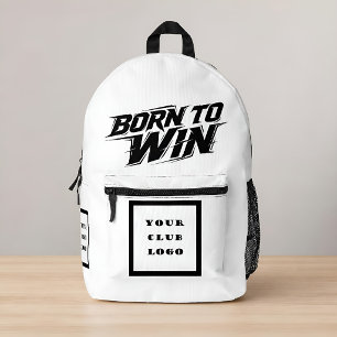 Mochila Impresa Nacido para Ganar Club Atlético Logotipo Negrita T