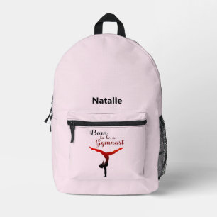 Mochila Impresa Nacido personalizado como gimnasta
