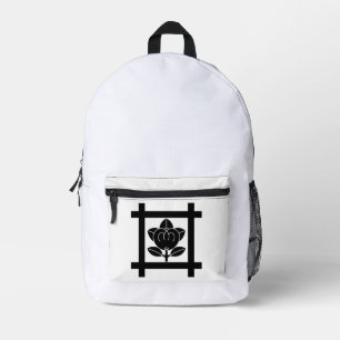Mochila Impresa Naranja mandarín de la secta Nichiren
