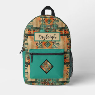 Mochila Impresa Nativo Americano Suroeste Azteca Personalizado 