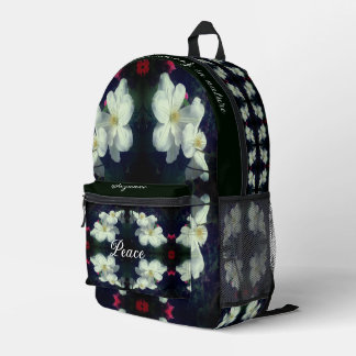 Mochila Impresa Naturaleza inspiradora Paz Y Belleza