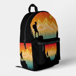Mochila Impresa Naturaleza Senderismo Montaña Paisaje Forestal