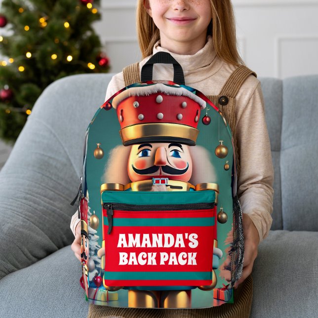 Mochila Impresa Navidades Nutcracker - Niños personalizados (Subido por el creador)