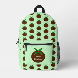 Mochila Impresa Navidades Pudding Personalizado