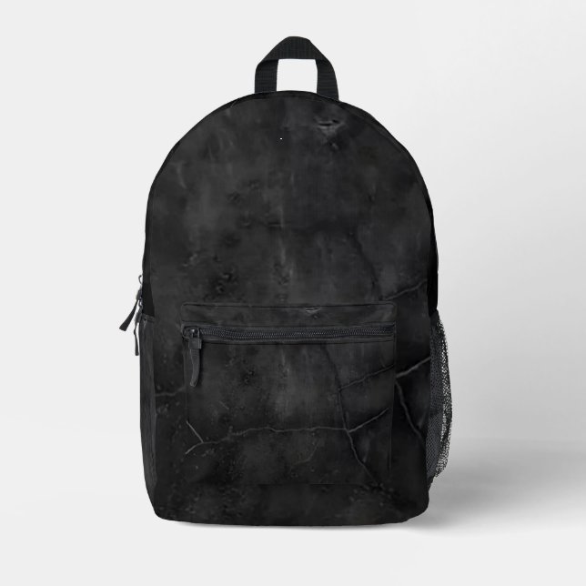 Mochila Impresa Negro enmudecido (Anverso)
