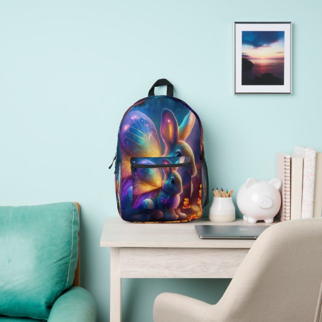 Mochila Impresa Neon Bunny (in situ)