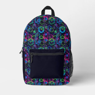 Mochila Impresa Neon Halos Combi