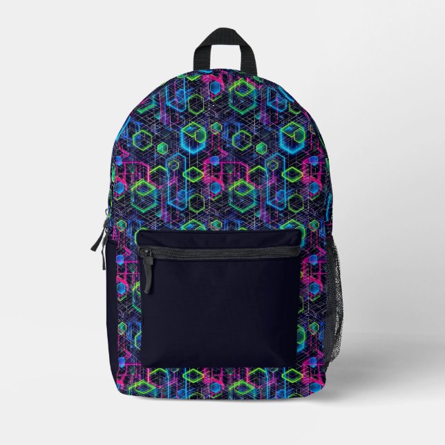Mochila Impresa Neon Halos Combi (Anverso)