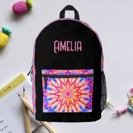 Mochila Impresa Neon Hippie Tie Dye Girly Guay Sporty Guay