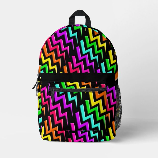 Mochila Impresa Neon Lightning Express (Anverso)