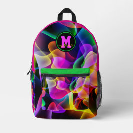 Mochila Impresa Neon Nights – Bright Seamless Shapes