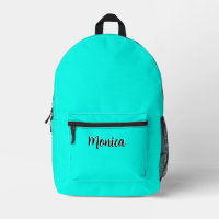 Neon Turquoise y Black 3D Nombre personalizado