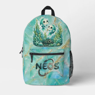 Mochila Impresa Neos Kawaii Zodíaco Piscis