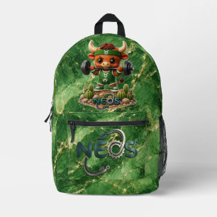 Mochila Impresa Neos Zodiac Kawaii Tauro