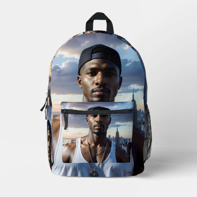 Mochila Impresa New York - Rap Star (Anverso)