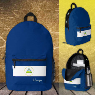 Mochila Impresa Nicaragua, mochila, bandera nicaragüense / patriót