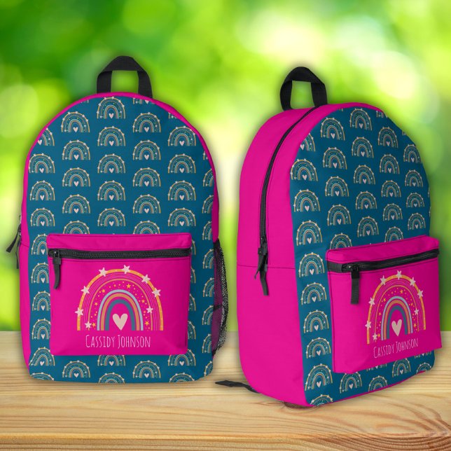 Mochila Impresa Niños arcoíris azules y rosados (Subido por el creador)