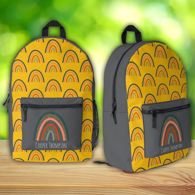 Mochila Impresa Niños con arcoiris amarillos (Subido por el creador)