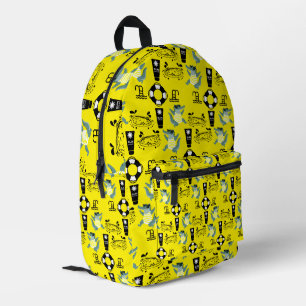 Mochila Impresa Niños Lindos Natando Y Accesorio De Playa