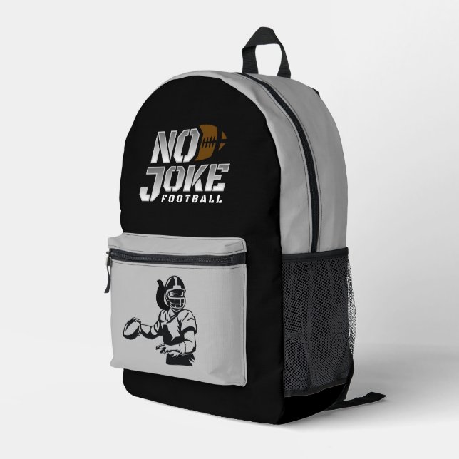 MOCHILA IMPRESA NJF QB (Esquina derecha trasera )