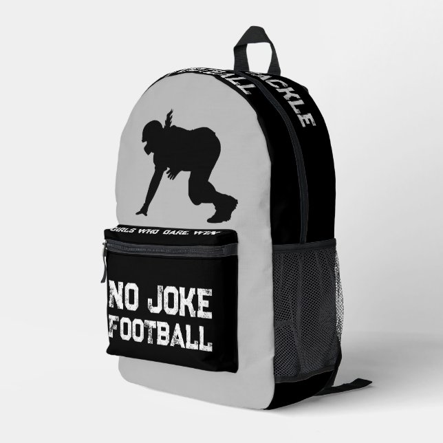 MOCHILA IMPRESA NJF RETRO LINEWOMEN (Esquina derecha trasera )