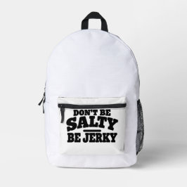 Mochila Impresa No seas salado, sé cecina divertido