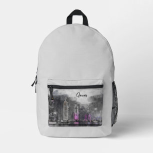 Mochila Impresa Noche de agua: Qatar Postcard