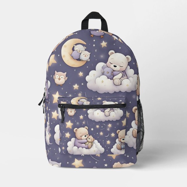 Mochila Impresa Noches de nubes (Anverso)