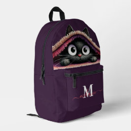 Mochila Impresa Nombre de guión de monograma de Personalizado de g