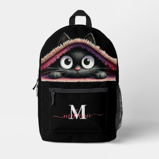 Mochila Impresa Nombre de guión de monograma de Personalizado de g