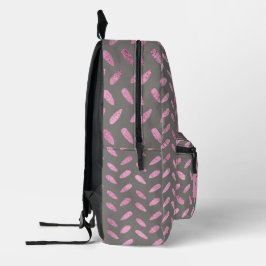 Mochila Impresa Nombre del Chica Rosa de moda