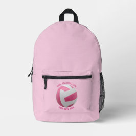 Mochila Impresa Nombre del equipo de voleibol Personalizado Deport