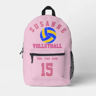 Mochila Impresa Nombre del equipo de voleibol Personalizado Deport