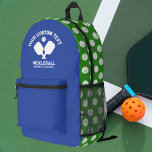 Mochila Impresa Nombre del equipo del club de baloncesto Cualquier<br><div class="desc">Mochila super divertida y deportiva con remo cruzado y 3 líneas de texto personalizado. Añade fácilmente tu nombre, nombre del club, nombre del pueblo, nombre del entrenador, etc. Totalmente personalizable. También puede cambiar fácilmente los colores. Haga clic en editar este diseño y haga clic en las capas a la izquierda...</div>