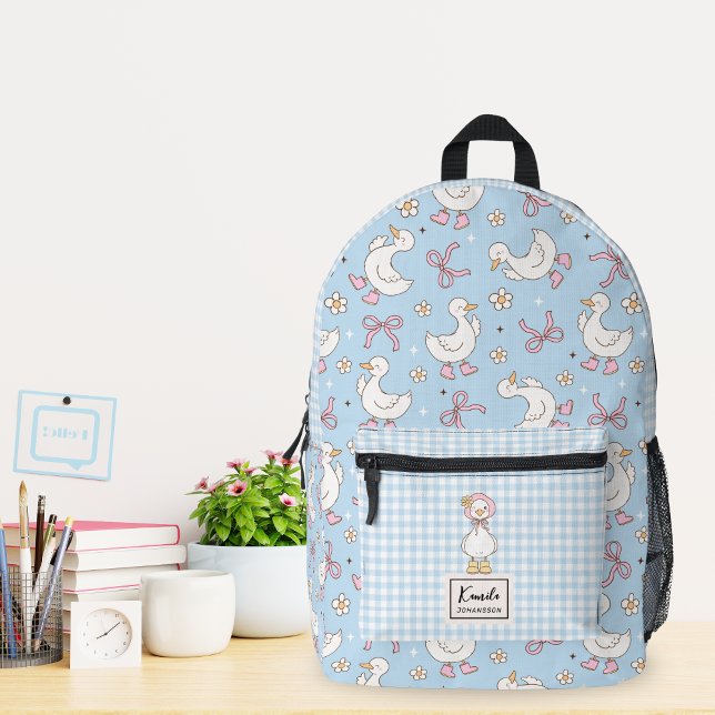 Mochila Impresa Nombre del guión del Personalizado de coqueta rosa (Subido por el creador)