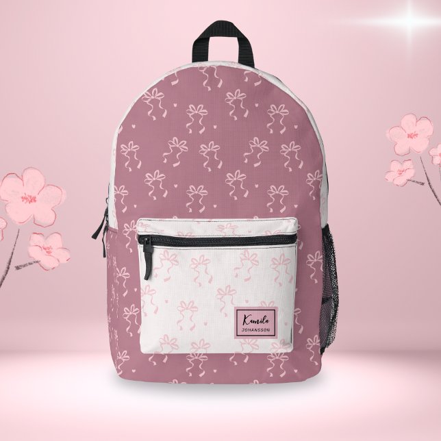 Mochila Impresa Nombre del guión del Personalizado de coquetas de  (Subido por el creador)