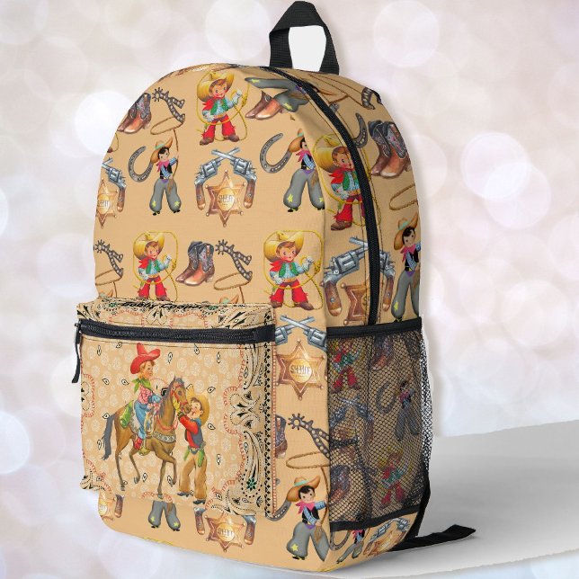Mochila Impresa Nombre del joven vaquero de Buckaroo (Subido por el creador)