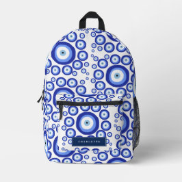 Mochila Impresa Nombre del patrón del símbolo de la buena suerte d