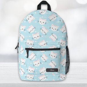 Mochila Impresa Nombre kawaii de gatito cute
