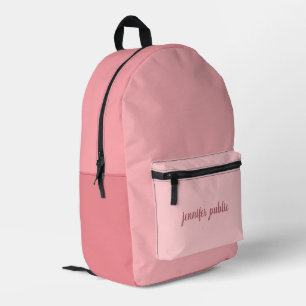Mochila Impresa Nombre manuscrito de personalizado Rubor Estilo de