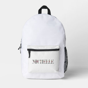 Mochila Impresa Nombre Michelle.
