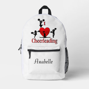 Mochila Impresa Nombre personal único del animador del corazón