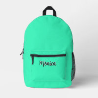 Nombre personalizado 3D neón Verde azulado y negro