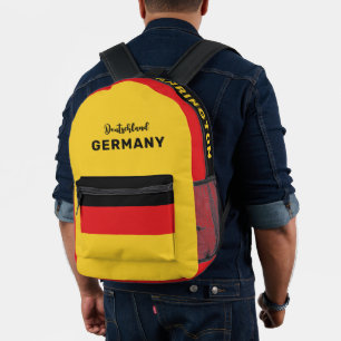 Mochila Impresa Nombre personalizado Alemania