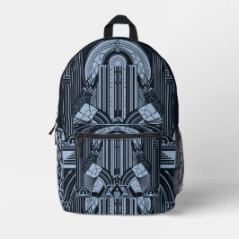 Mochila Impresa Nombre personalizado Art Deco