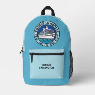 Mochila Impresa Nombre personalizado de Cruise-A-Holic