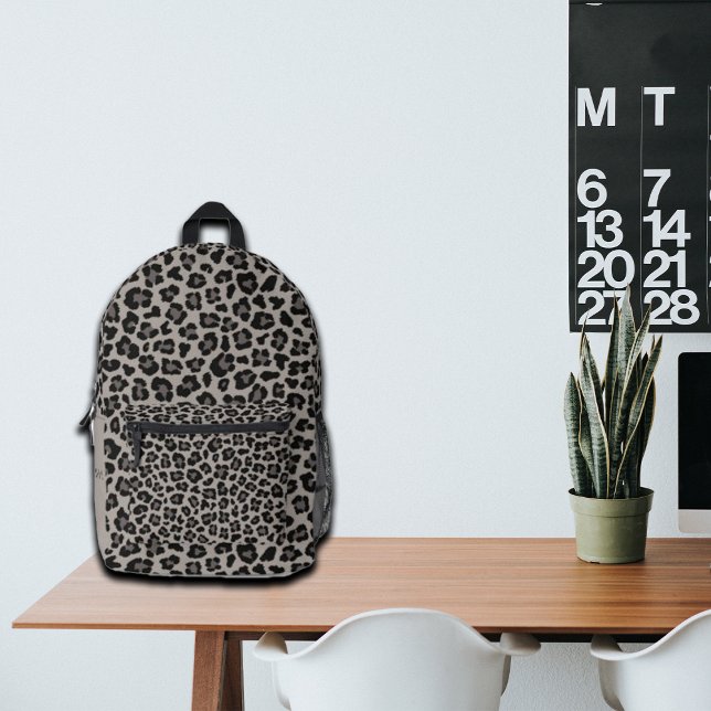 Mochila Impresa Nombre personalizado de impresión de leopardo de m (Subido por el creador)