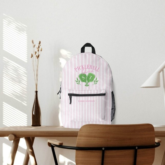 Mochila Impresa Nombre personalizado del logotipo de la reina de l (Subido por el creador)